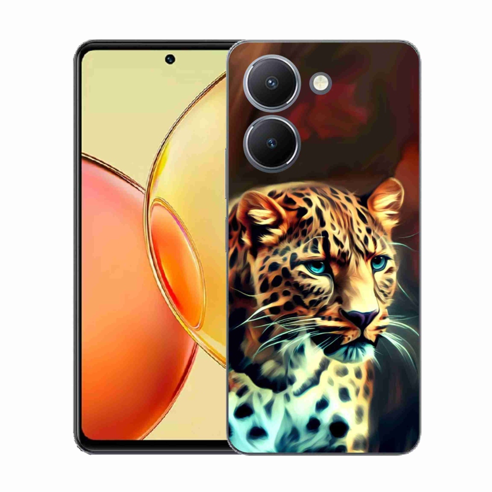 Zselés borítás mmCase a Vivo Y36-hoz - leopárd