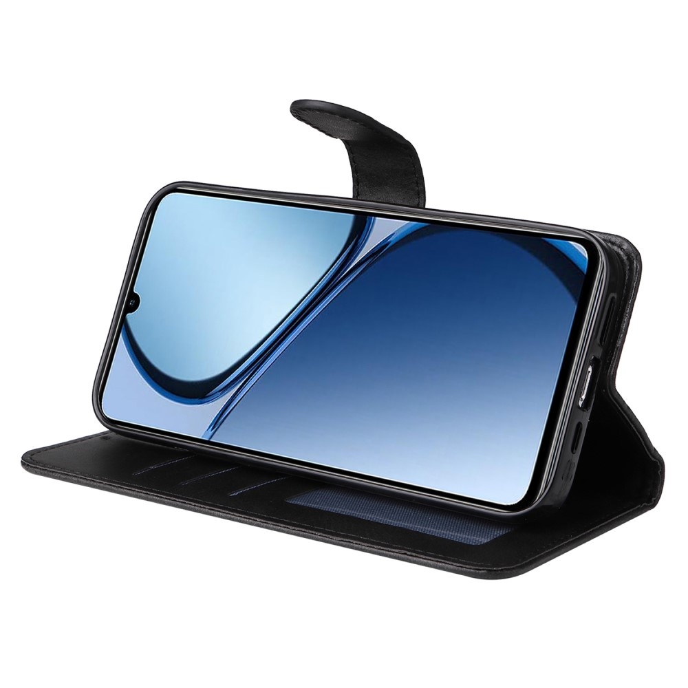 Feel könyvtáska a Realme Note 60-hoz - fekete