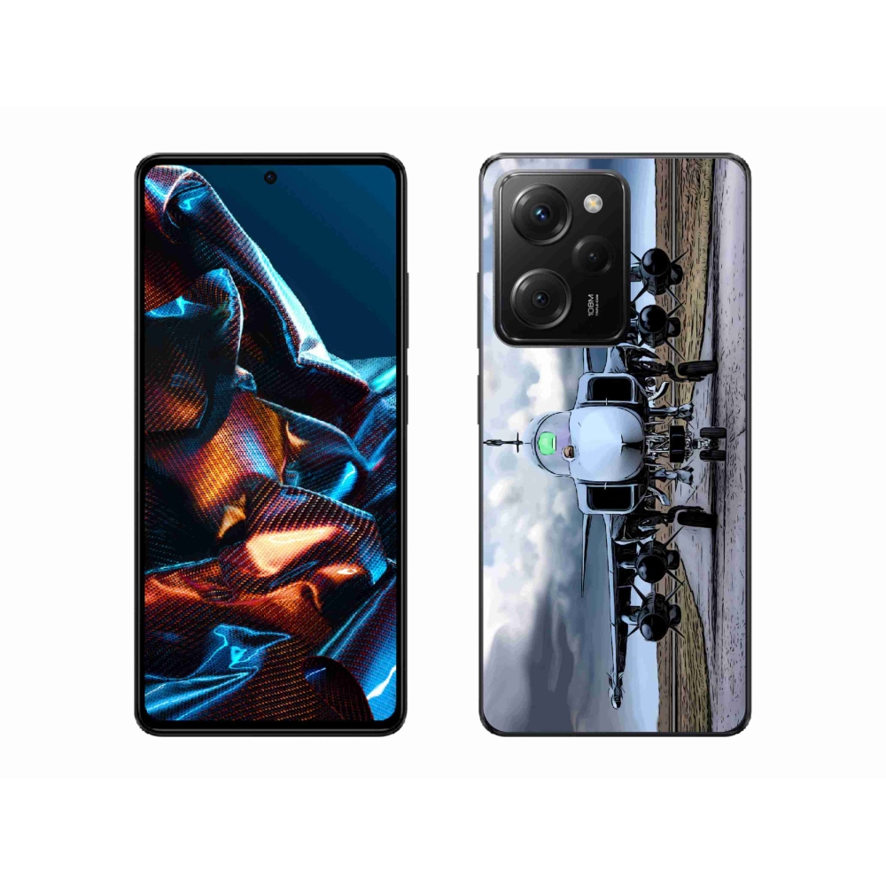 Gélburkolat mmCase a Xiaomi Poco X5 Pro 5G számára - katonai repülőgépek