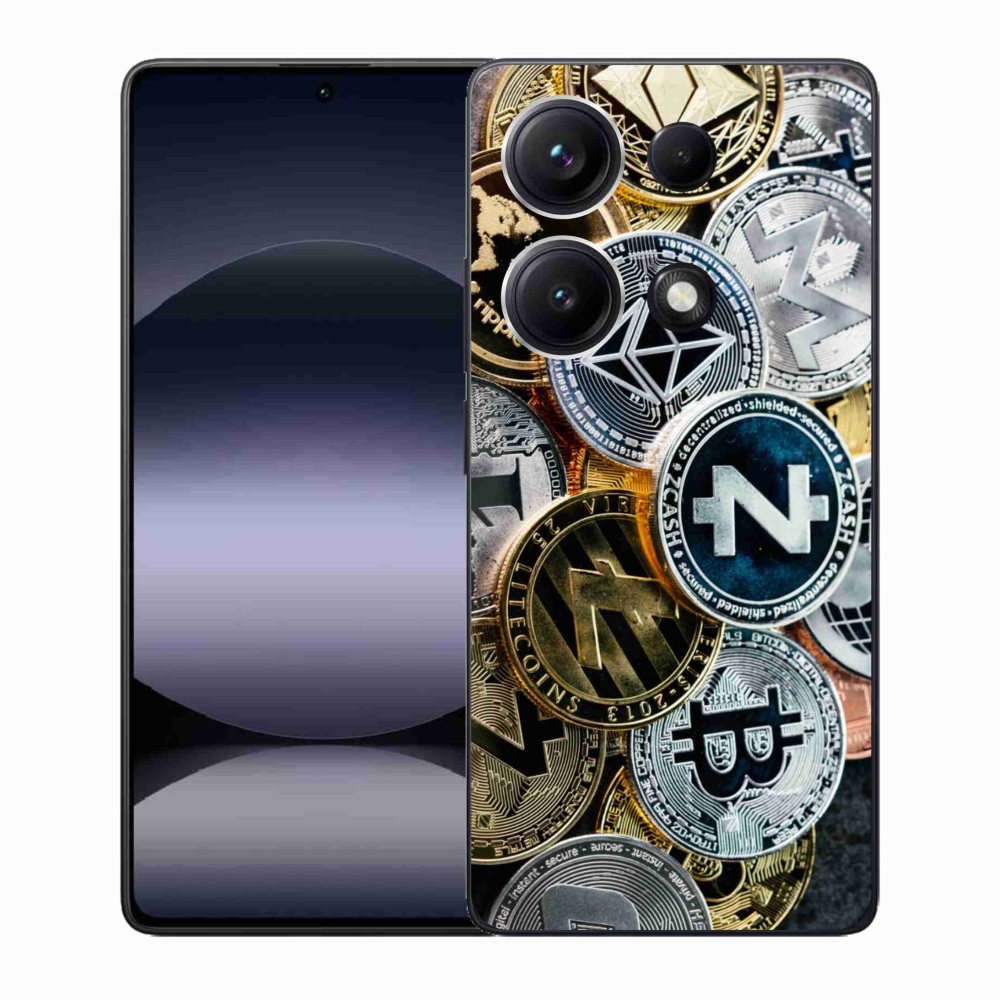 Gél borító mmCase a Xiaomi Redmi Note 14S számára - kriptovaluták