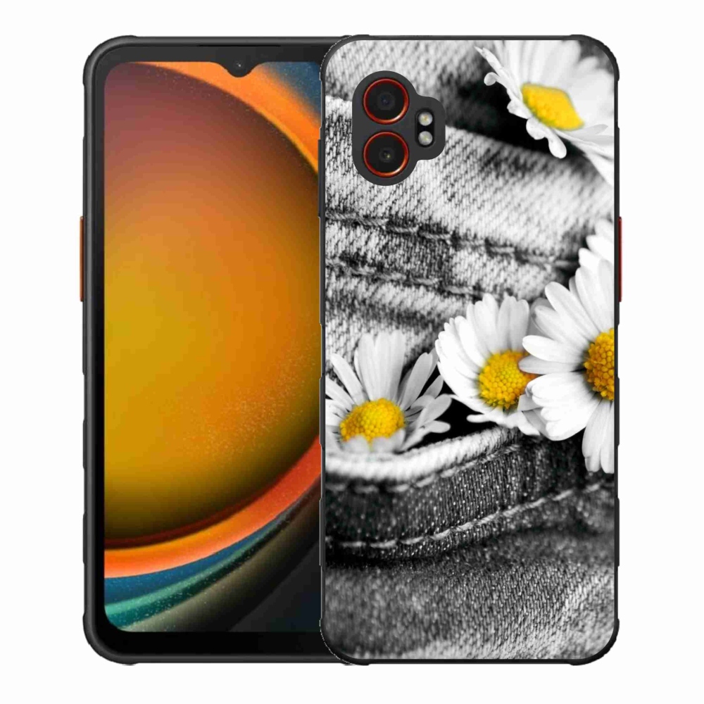 Zselés borítás mmCase Samsung Galaxy Xcover 7 Pro készülékhez - margarétás