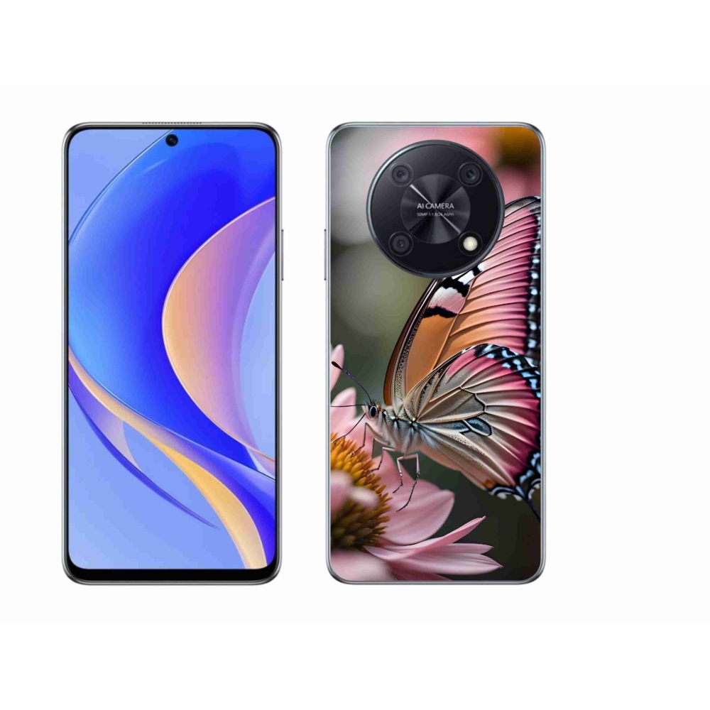 Gél borítás mmCase a Huawei Nova Y90 készülékhez - színes pillangó