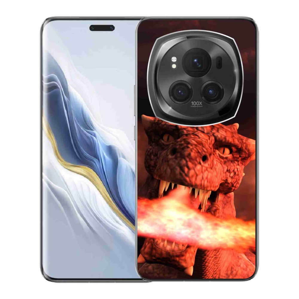 Zselés borítás mmCase a Honor Magic 6 Pro 5G készülékhez - sárkány