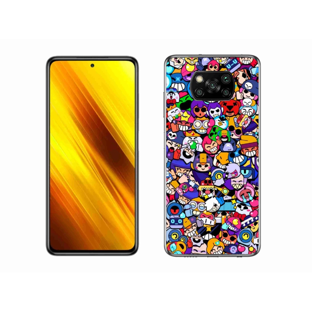 Gél borítás mmCase a Xiaomi Poco X3 Pro számára - brawl stars 2