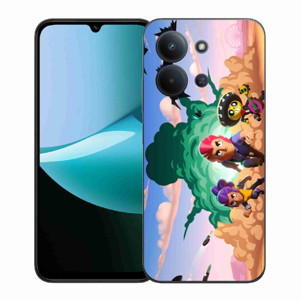 Gél borítás mmCase a Xiaomi Redmi 15C 4G (171mm)/Poco C85 4G (171mm) - bravúros csillagok