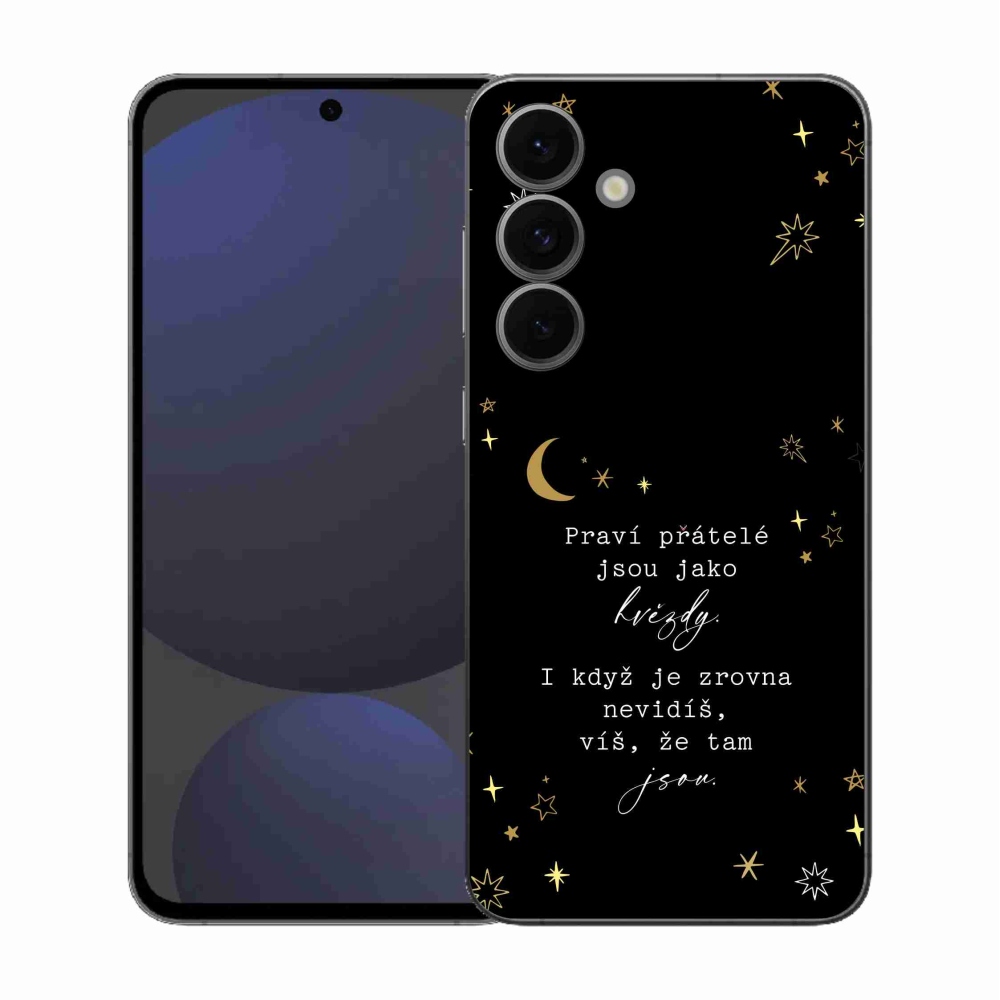 Gél borítás mmCase Samsung Galaxy S25 FE - idézem 6 fekete háttér