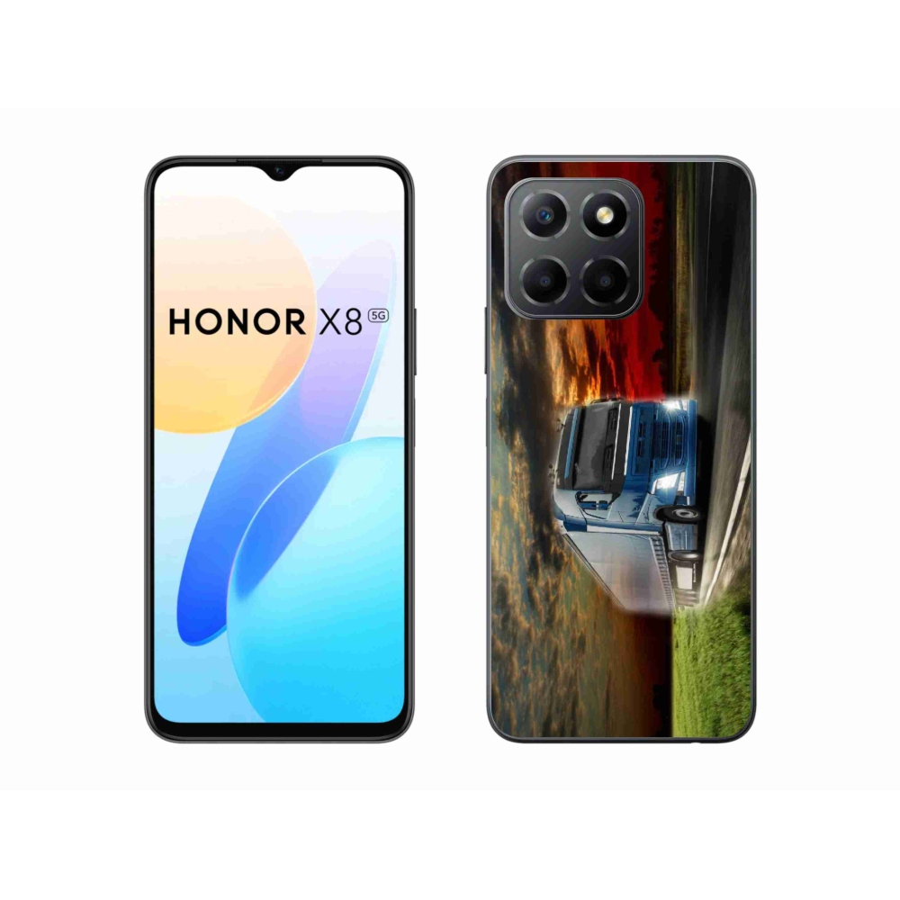 Zselés borítás mmCase a Honor X8 5G készülékhez - teherautó 4