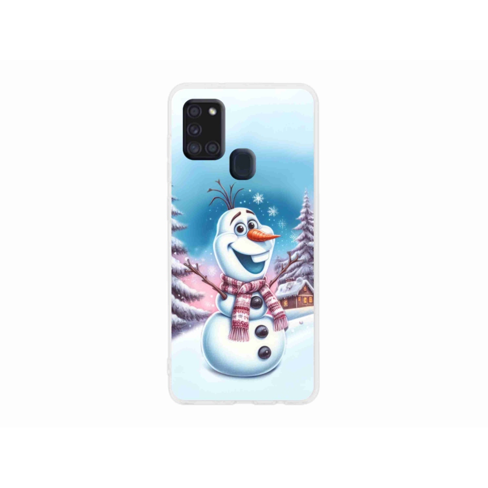 Gél borítás mmCase Samsung Galaxy A21s készülékhez - ice kingdom
