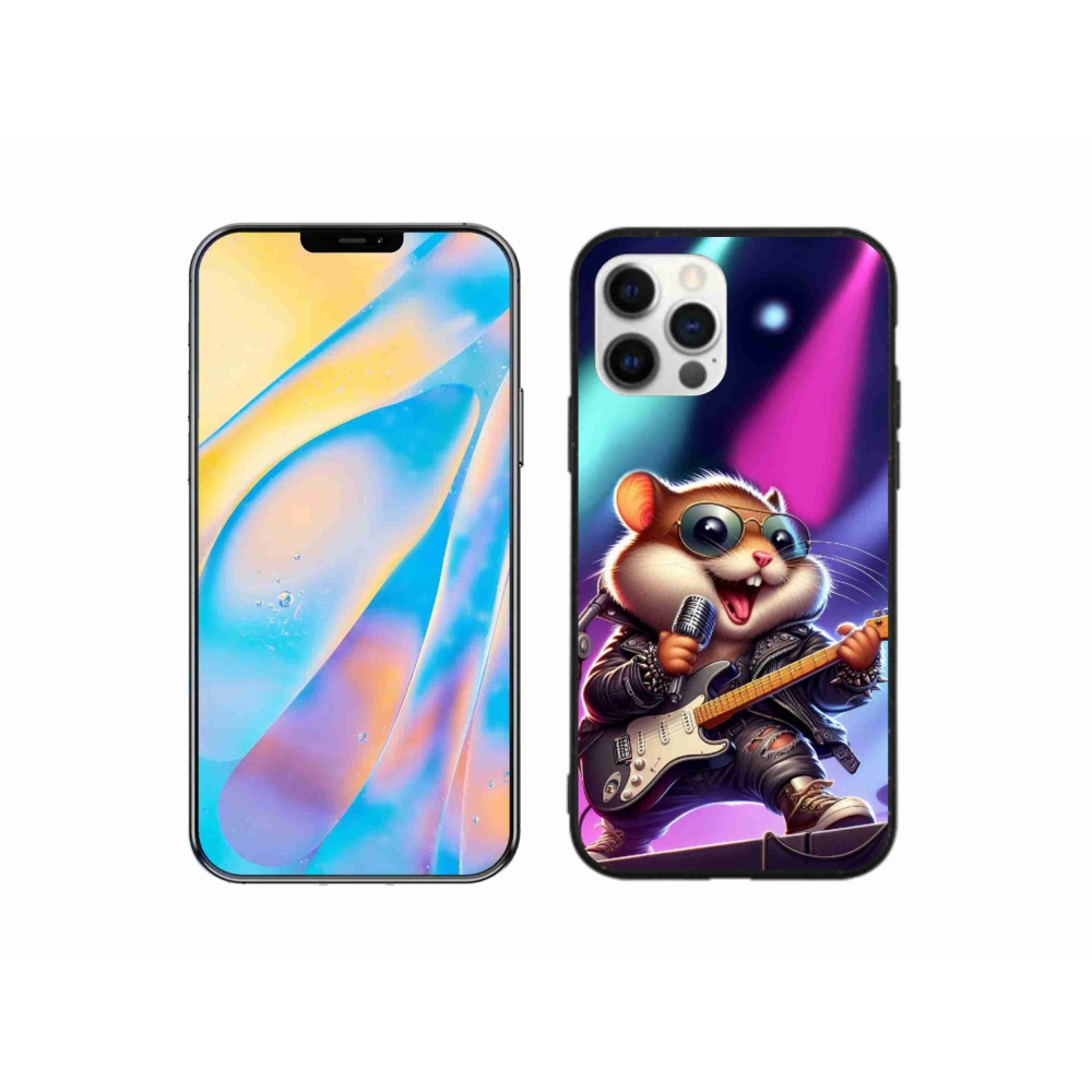 Zselés borítás mmCase iPhone 12 készülékhez - hörcsög rocker