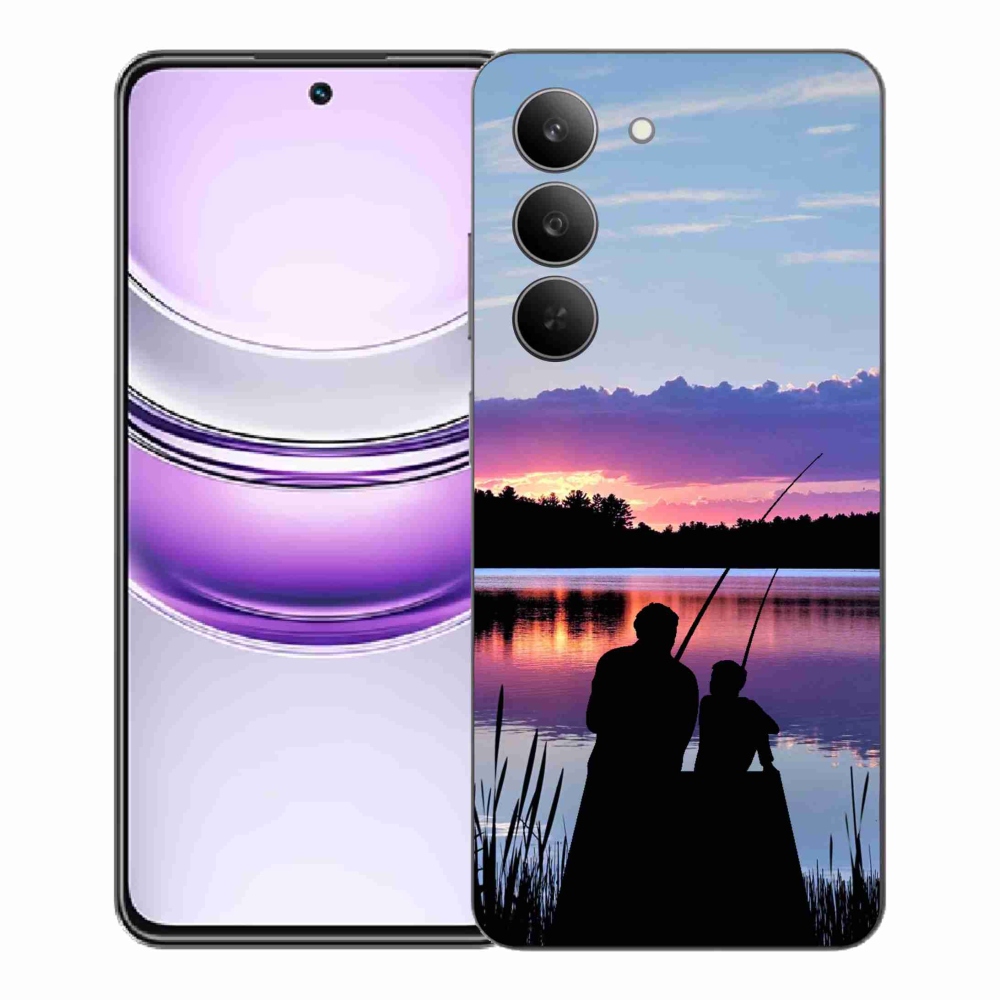 Zselés borítás mmCase a Realme 14x 5G számára - halászat 2