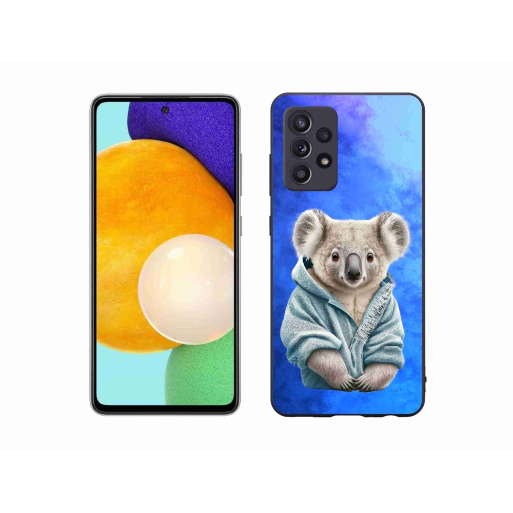 Zselés borítás mmCase Samsung Galaxy A52/A52 5G - koala pulóverben