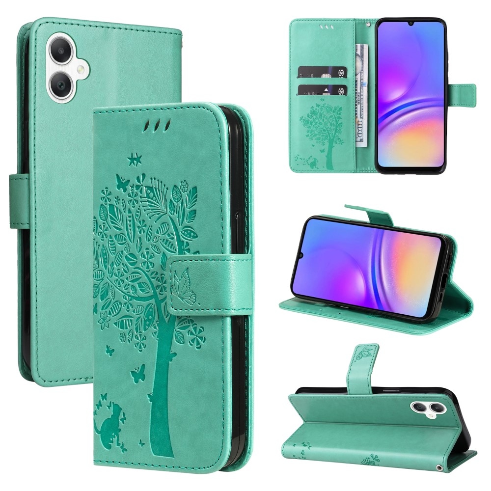 Fák könyve tok Samsung Galaxy A06 4G - teal színű