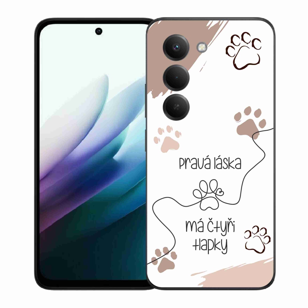 Gél borítás mmCase a Xiaomi Redmi 15 4G/5G (171mm) - kutya motívum 1 fehér háttérrel