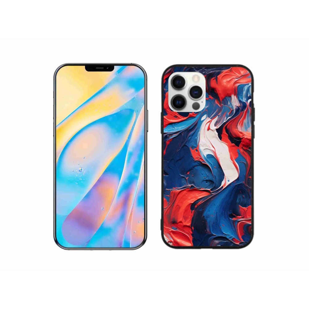 Gél borítás mmCase iPhone 12 készülékhez - absztrakt motívum 7