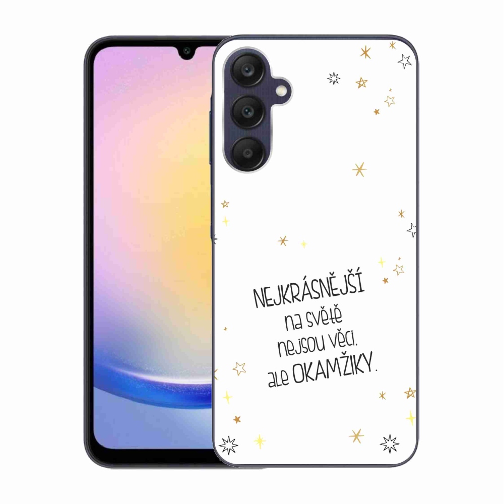 Gél borító mmCase Samsung Galaxy A25 5G - idézem 4 fehér háttér