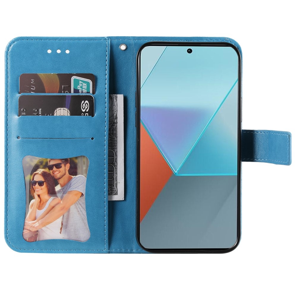 Mandala könyv tok Xiaomi Redmi Note 13 Pro 5G/Poco X6 5G - kék