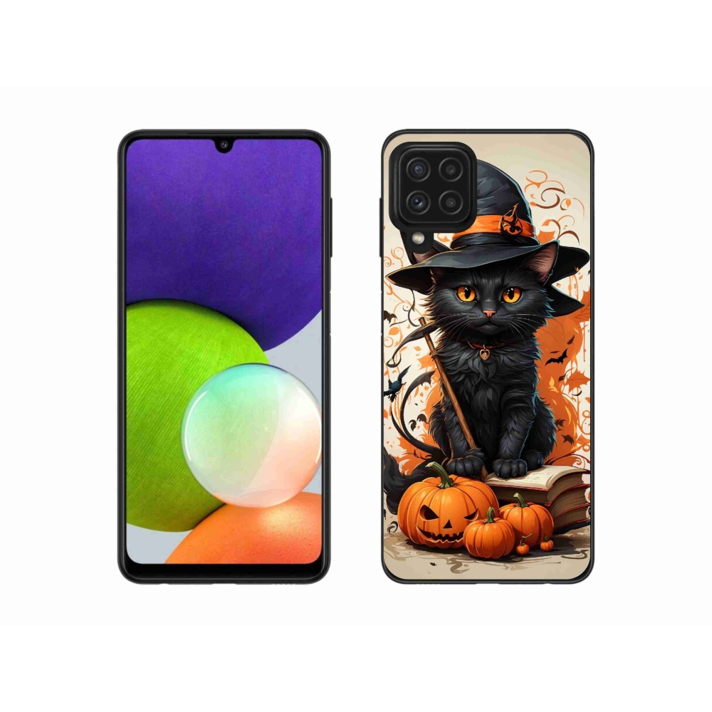 Gél védőhuzat mmCase Samsung Galaxy A22 4G - macskavarázslóhoz