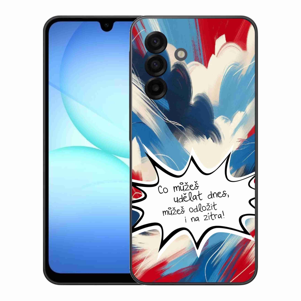 Gél borító mmCase Samsung Galaxy A17 4G/5G - vicces szöveg 9 fehér háttér