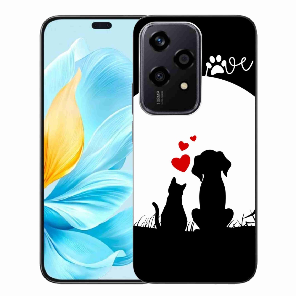 Gél tok mmCase a Honor 200 Lite 5G számára - állatszerelem