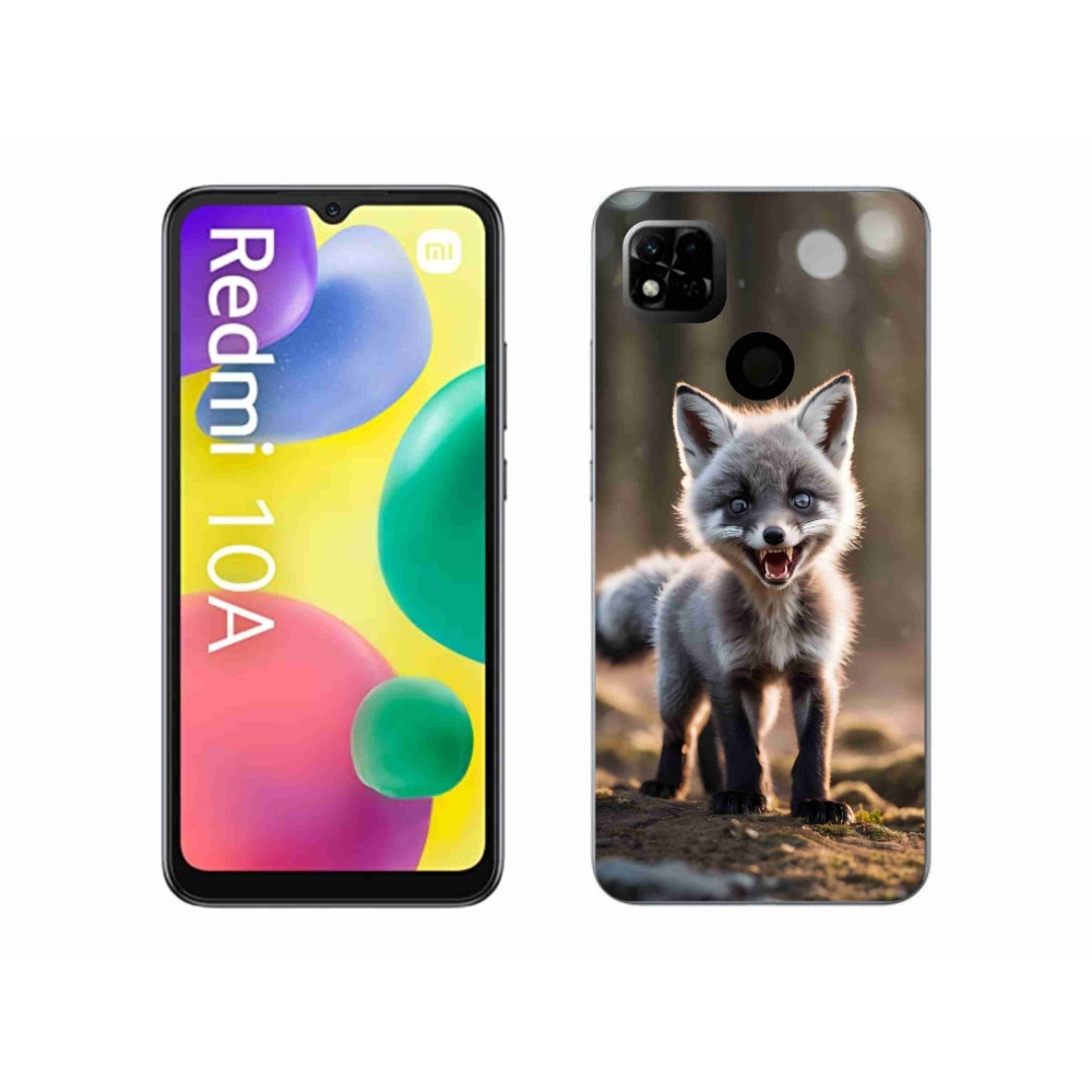 Gél borító mmCase a Xiaomi Redmi 10A számára - angry fox