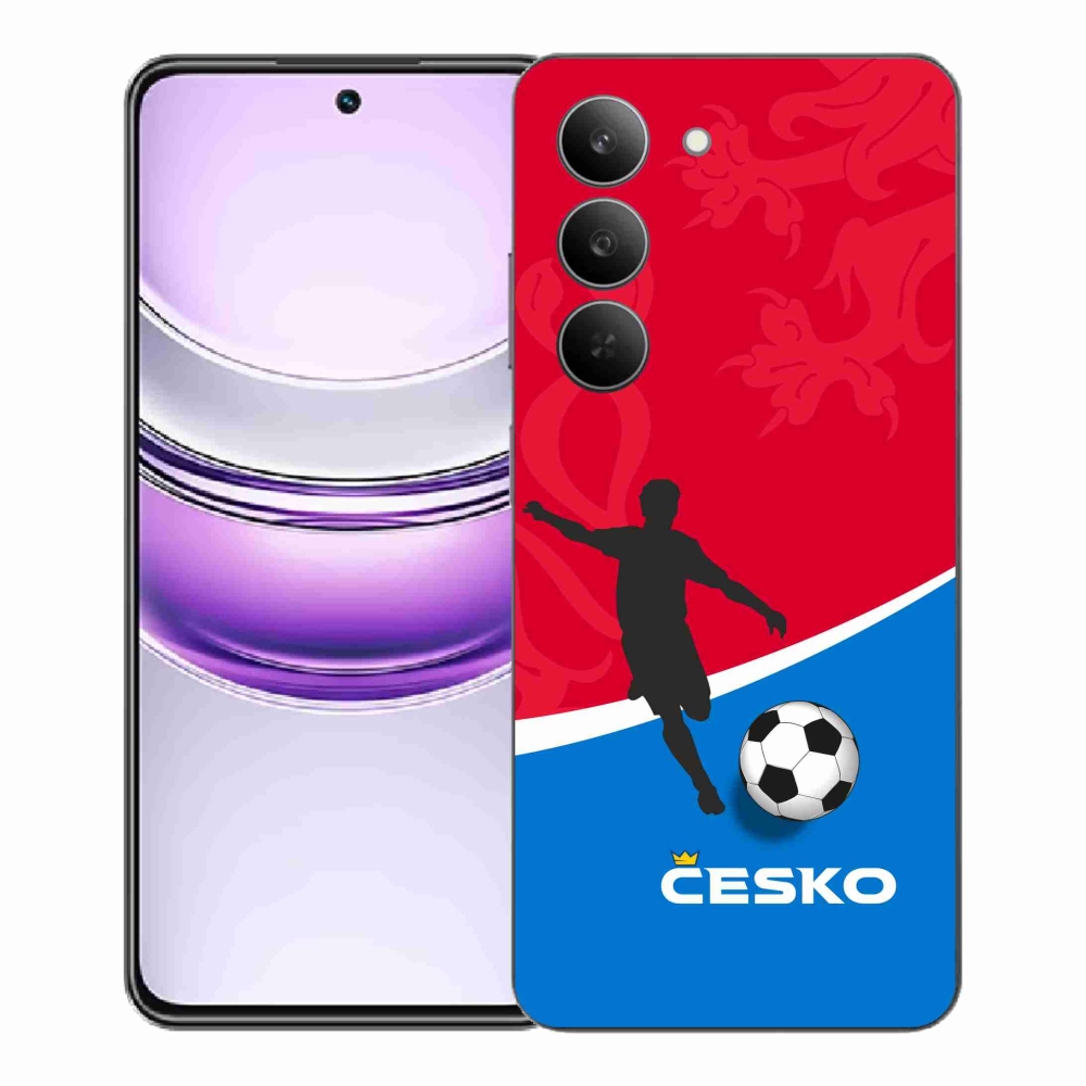 Gél borítás mmCase a Realme 14x 5G készülékhez - foci Csehország