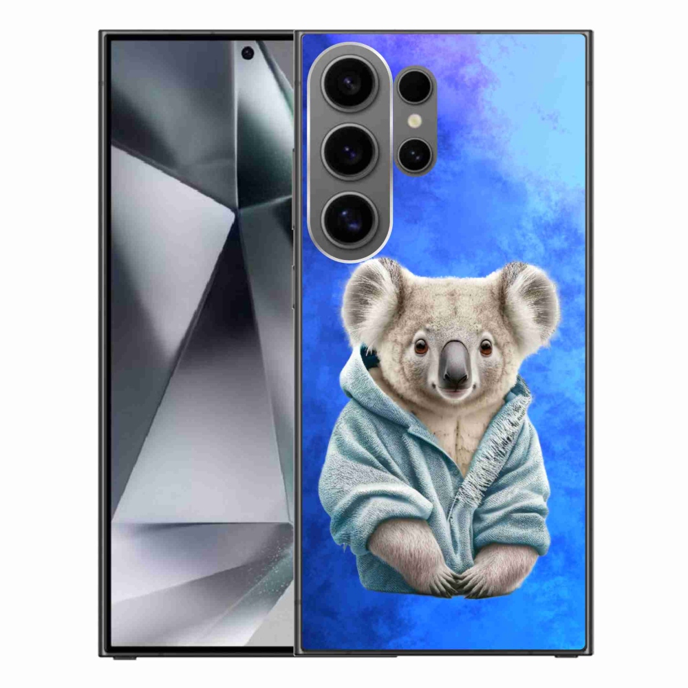 Zselés borítás mmCase Samsung Galaxy S24 Ultra készülékhez - koala pulóverben