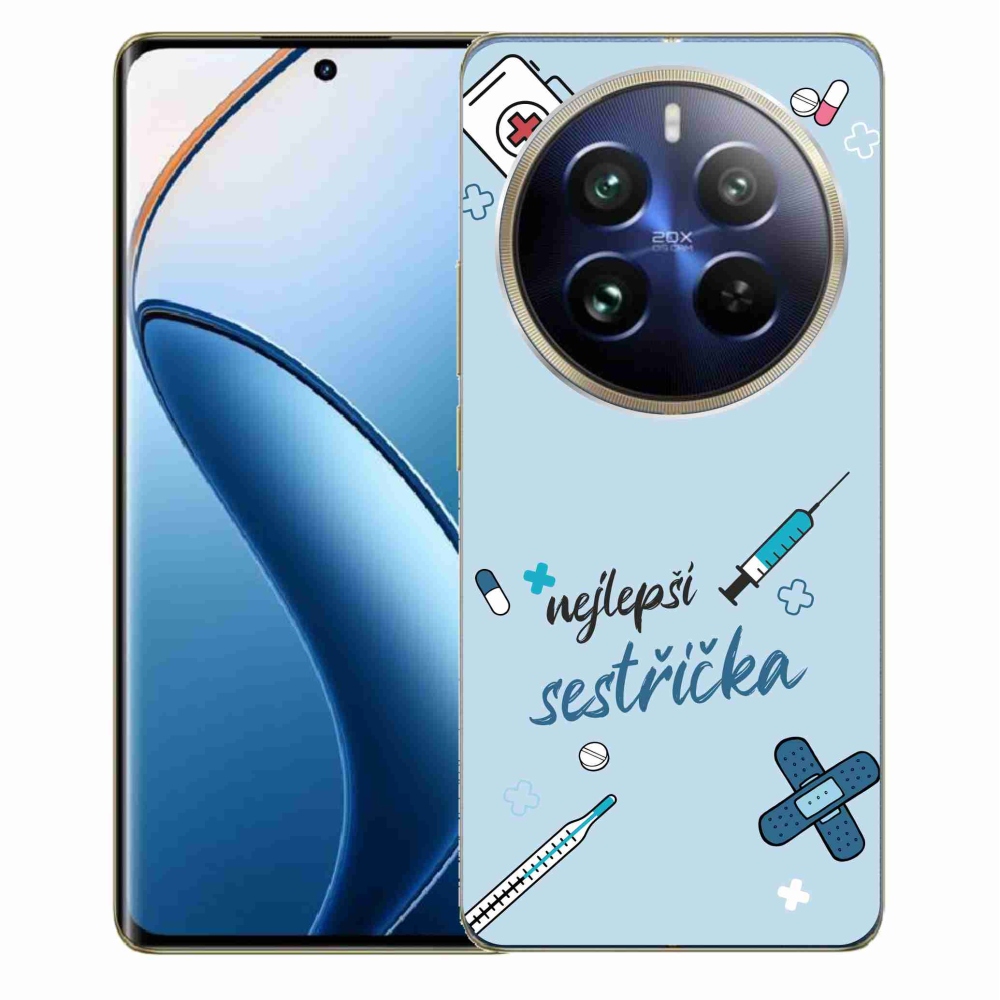 Gél borítás mmCase a Realme 12 Pro 5G/12 Pro+ 5G-n - a legjobb kishúg kék háttere