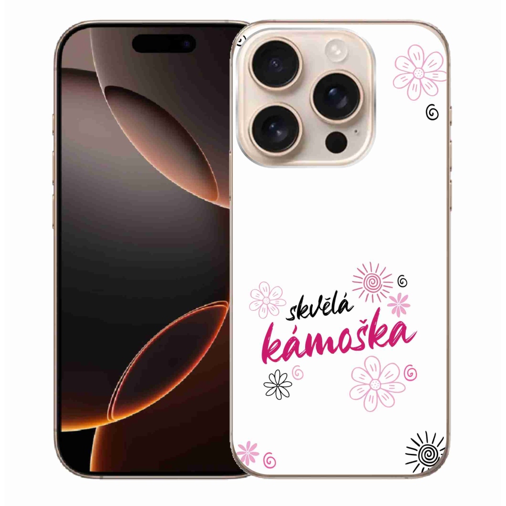 Gél borítás mmCase iPhone 16 Pro Max készülékhez - nagyszerű haver fehér háttérrel