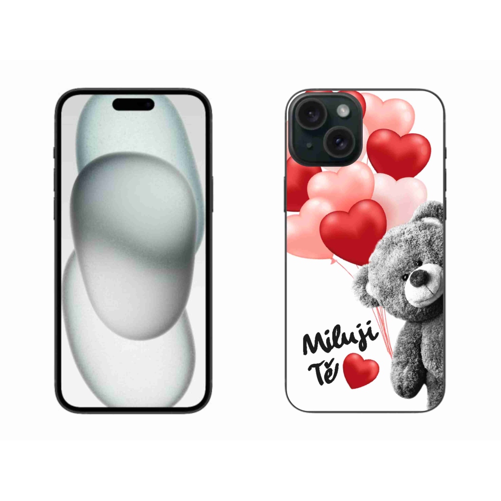 Gél borítás mmCase iPhone 15 Plus készülékhez - I love you