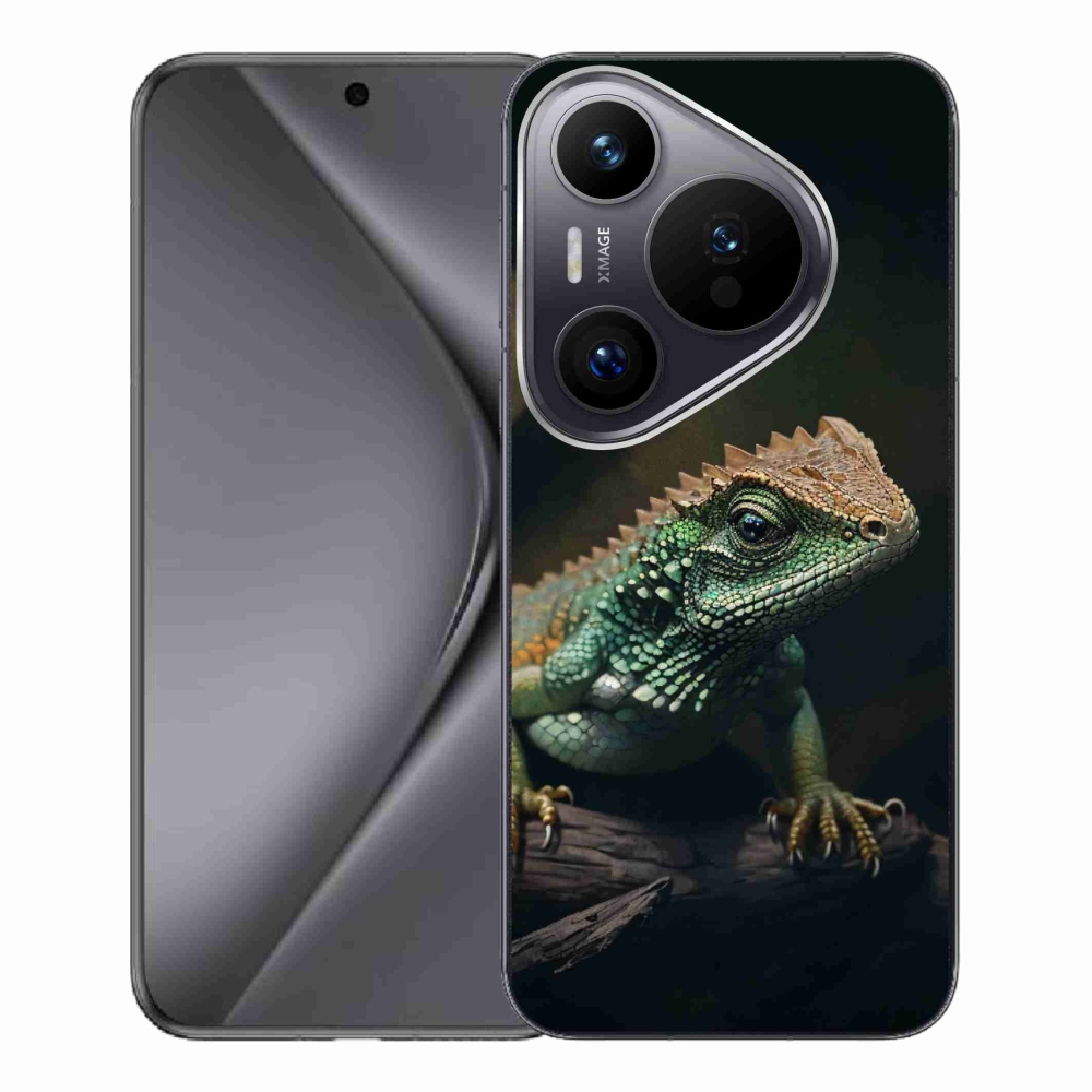 Gél borítás mmCase a Huawei Pura 70 Pro készülékhez - gyík