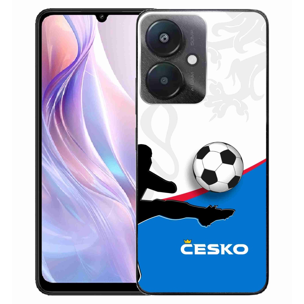 Gél borítás mmCase a Xiaomi Redmi 13C 5G - futball Csehország 3
