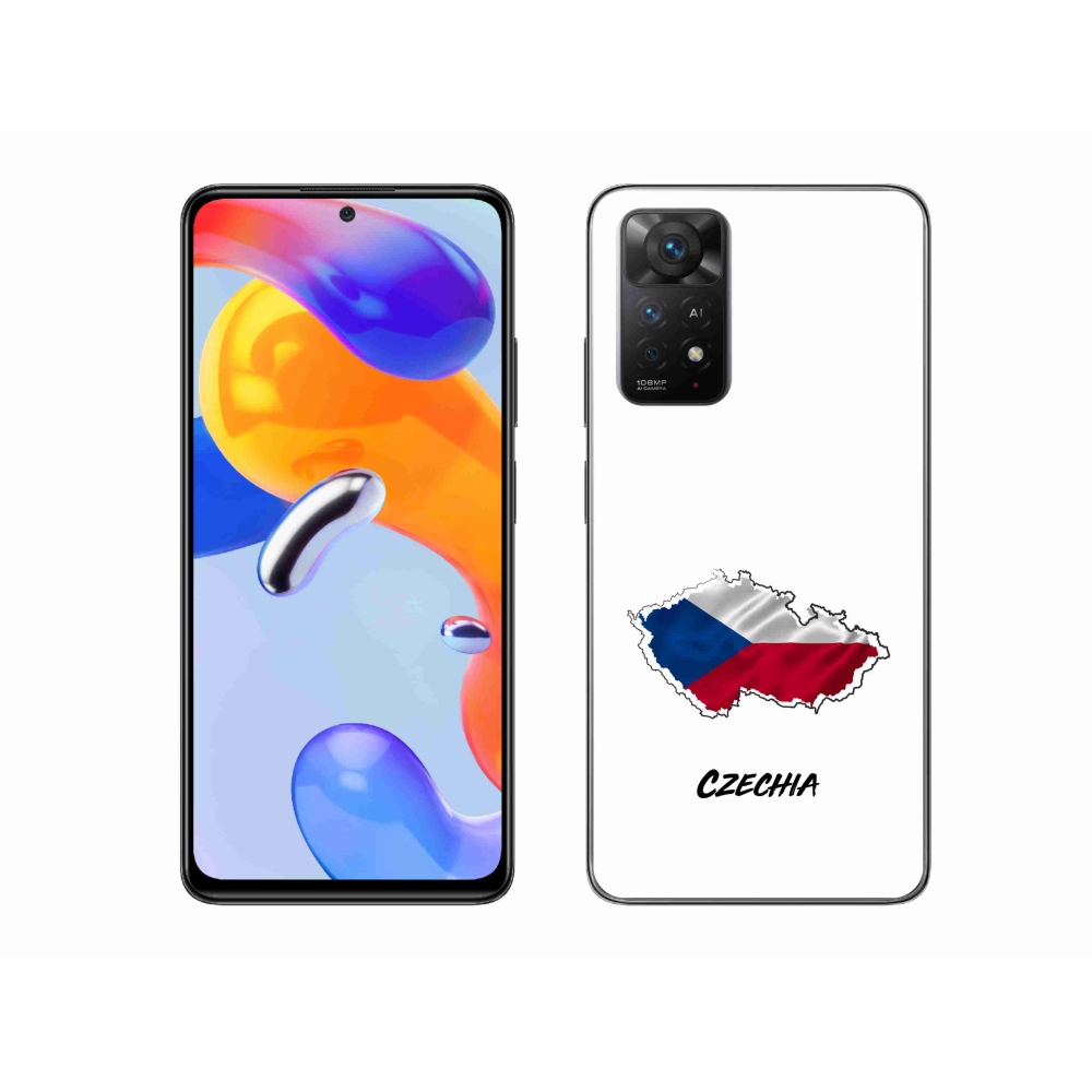 Gél borítás mmCase a Xiaomi Redmi Note 11 Pro 4G/5G - Csehország fehér háttérrel