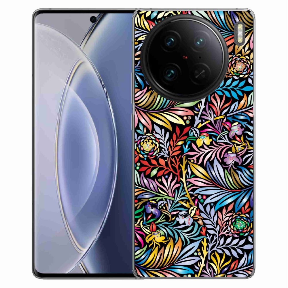Zselés borítás mmCase a Vivo X90 Pro készülékhez - virágok 5