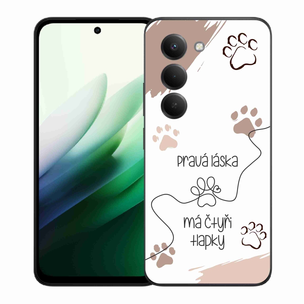 Gél borítás mmCase a Xiaomi Redmi 15 5G-hez - kutya motívum 1 fehér háttér