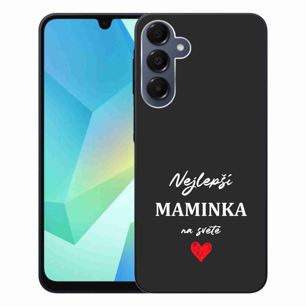 Gél borító mmCase Samsung Galaxy A16 4G/5G - legjobb anya 1 fekete háttér