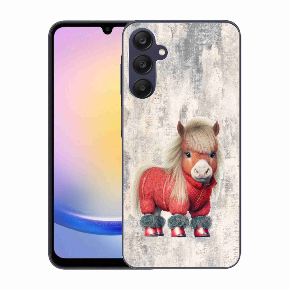 Gél borítás mmCase Samsung Galaxy A25 5G - póni pulóverben