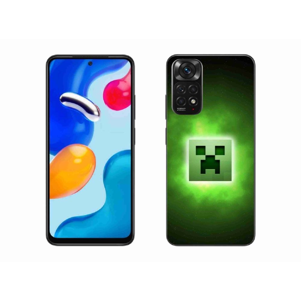 Gél borítás mmCase a Xiaomi Redmi Note 11 4G-hez - minecraft