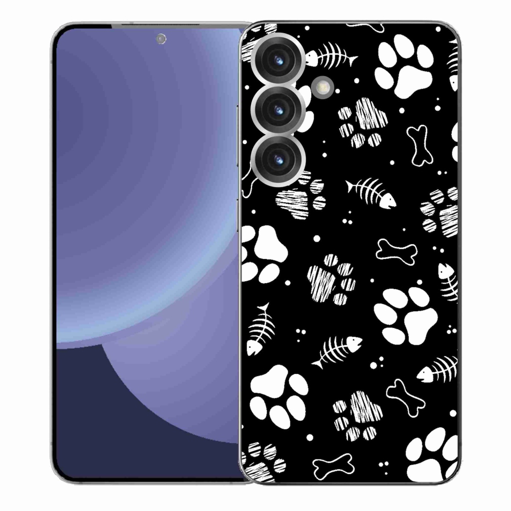 Zselés borítás mmCase Samsung Galaxy S25+ készülékhez - kutyamancsok