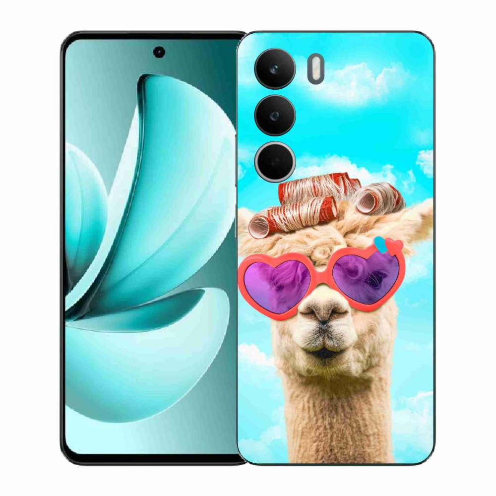 Zselés borítás mmCase a Realme C71 készülékhez - szemüveges láma