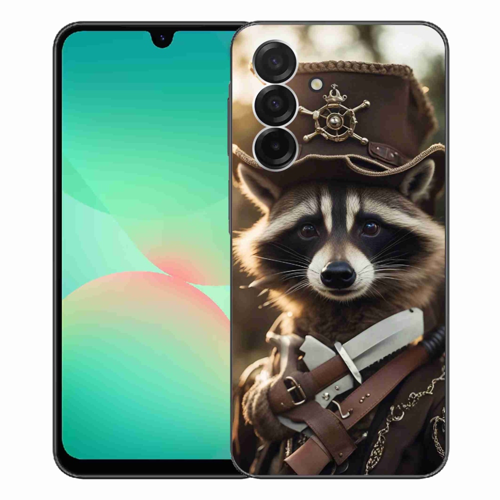 Zselés borítás mmCase Samsung Galaxy A26 5G - mosómedve egyenruhában