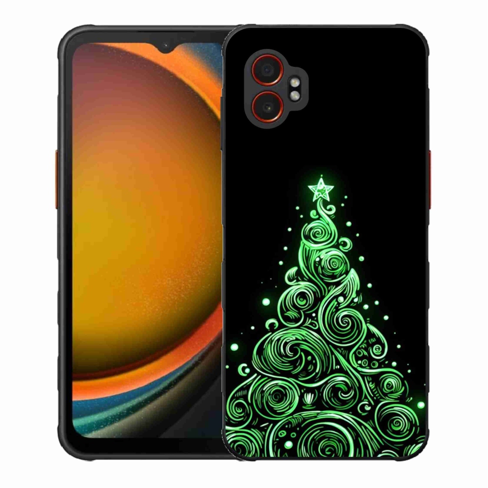 Gél borítás mmCase Samsung Galaxy Xcover 7 Pro - neon karácsonyfa 3