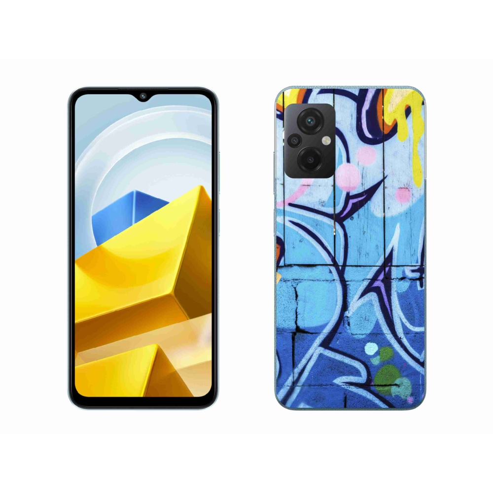 Gél borítás mmCase a Xiaomi Poco M5 4G készülékhez - graffiti