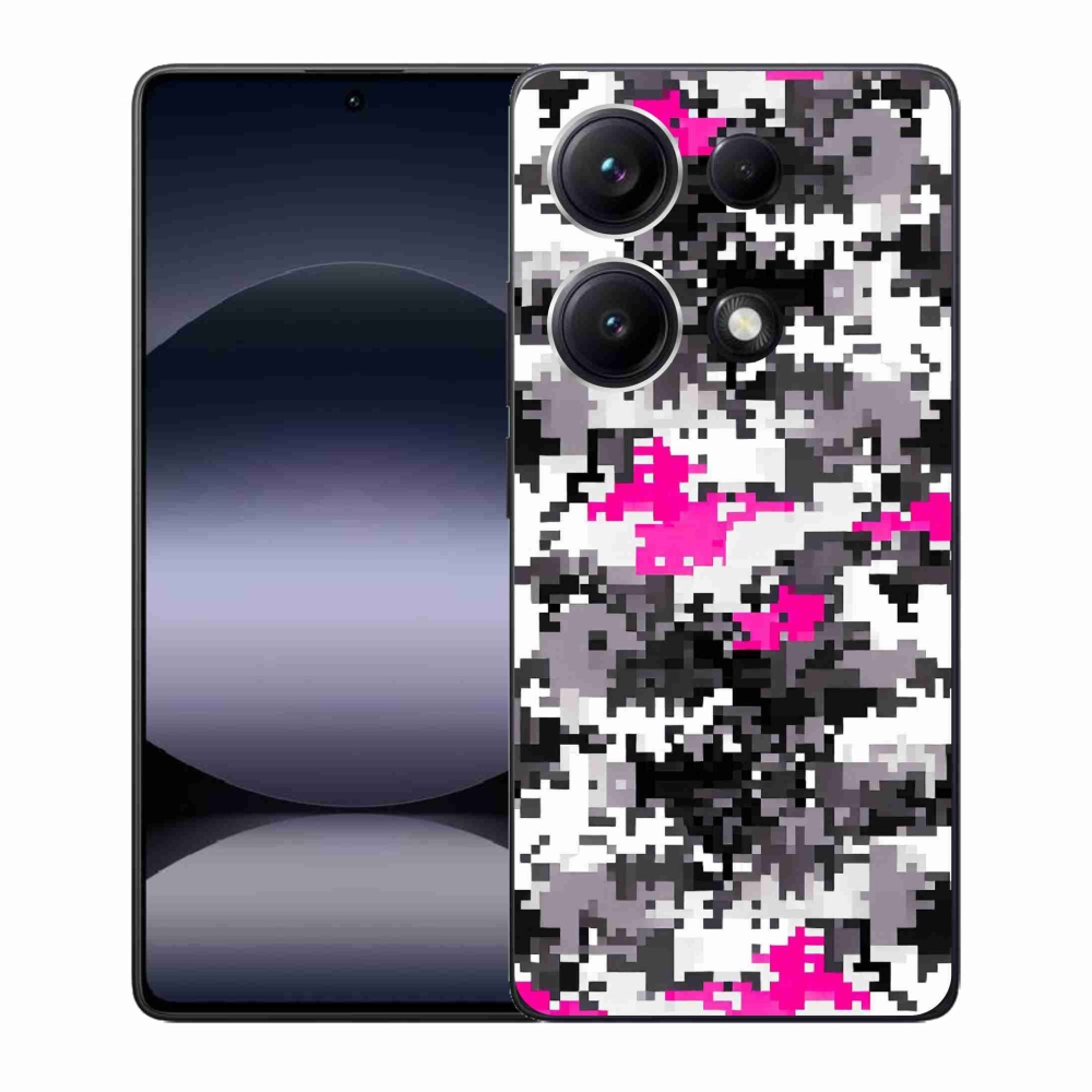 Gél borítás mmCase a Xiaomi Redmi Note 14S-hez - terepszínű minta 4