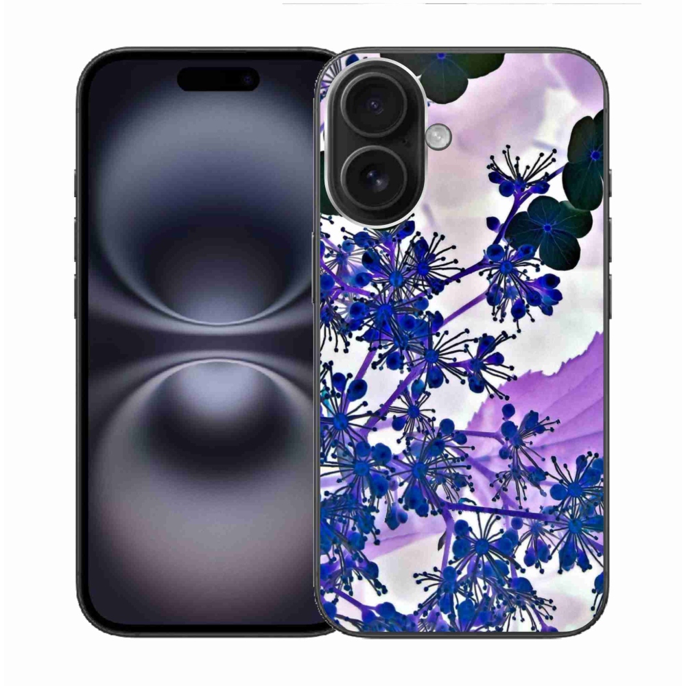 Zselés borítás mmCase iPhone 16 készülékhez - hortenzia virág