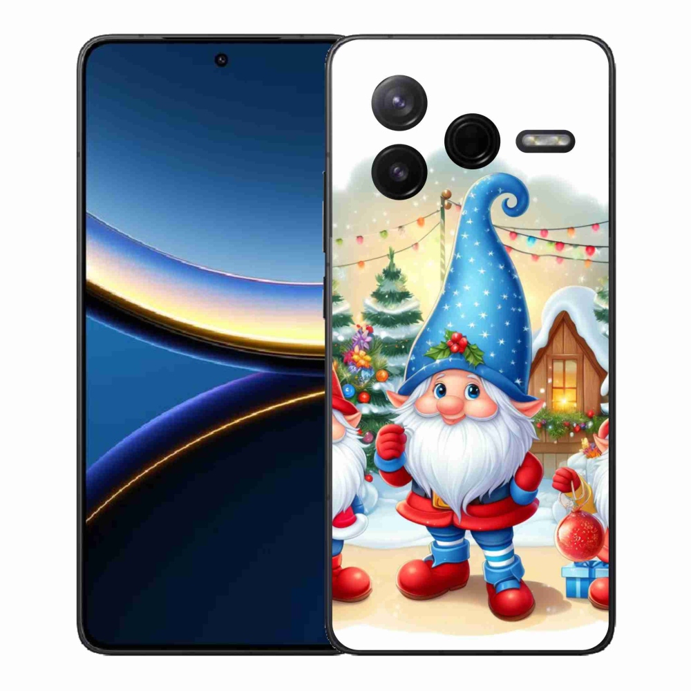 Gél borítás mmCase a Xiaomi Poco F7 Pro számára - karácsonyi manók