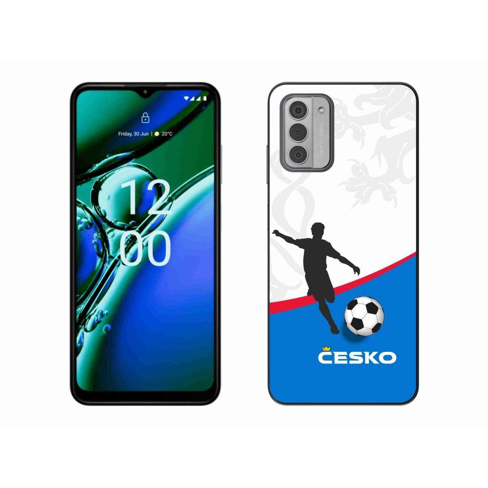 Zselés borítás mmCase a Nokia G42-hez - futball Csehország 1