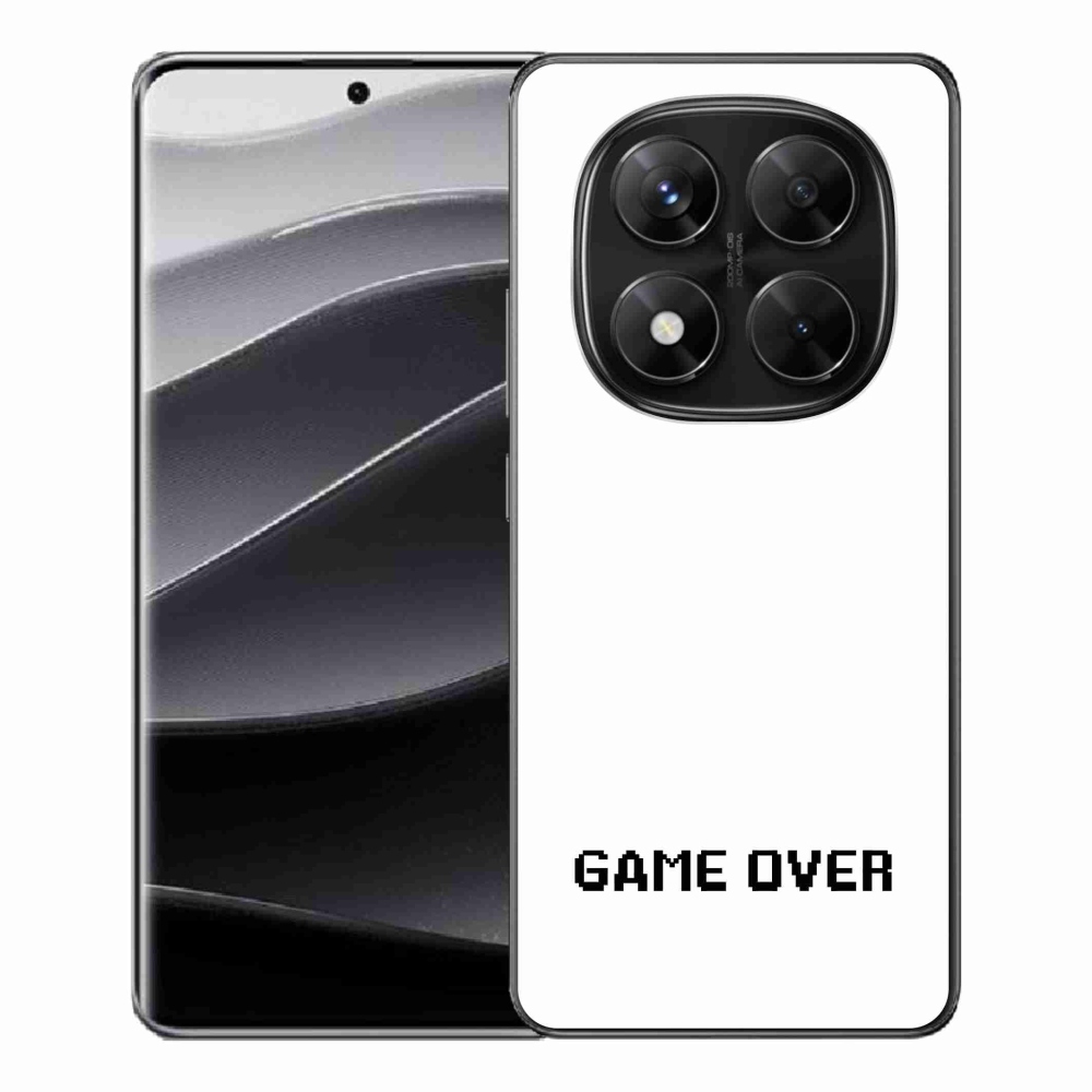 Gél borítás mmCase a Xiaomi Redmi Note 14 Pro 5G/Poco X7 5G számára - játék fehér háttérrel