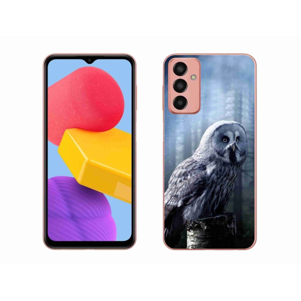 Zselés borítás mmCase Samsung Galaxy M13 készülékhez - bagoly