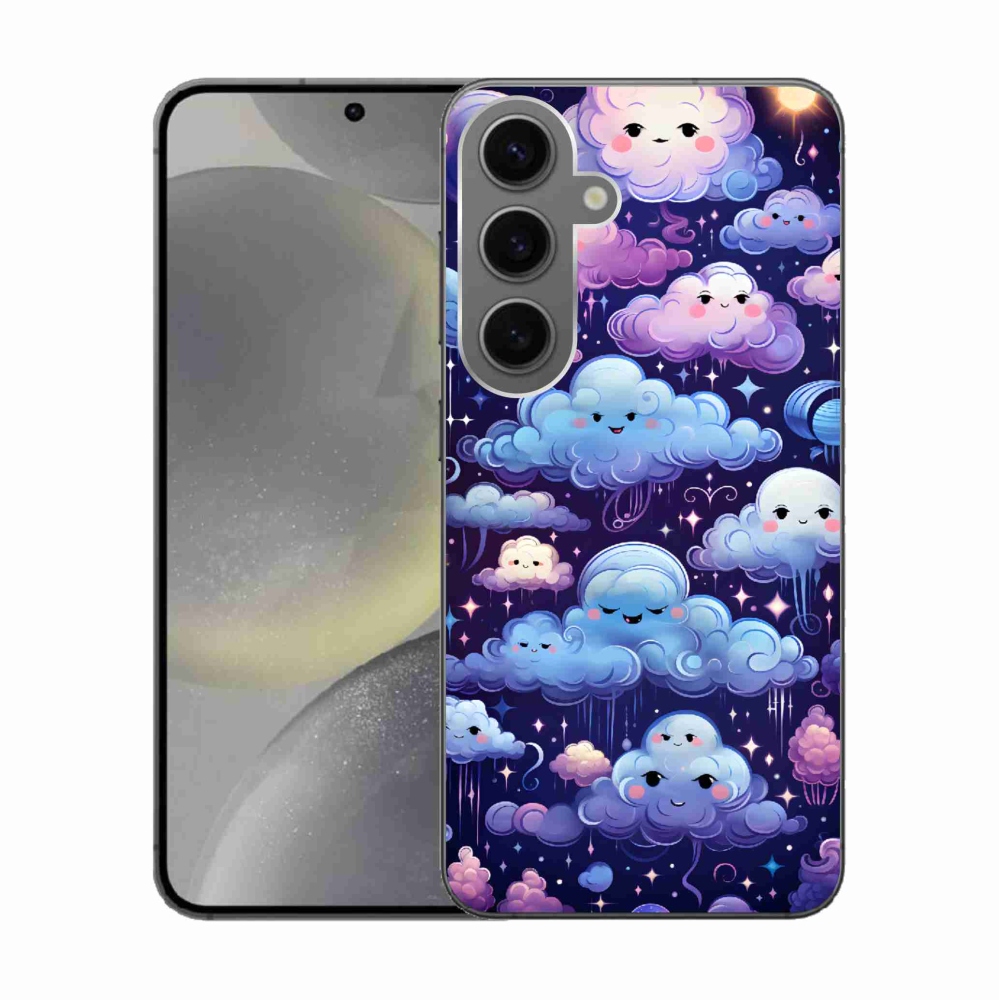 Zselés borítás mmCase Samsung Galaxy S24 - felhőkhöz