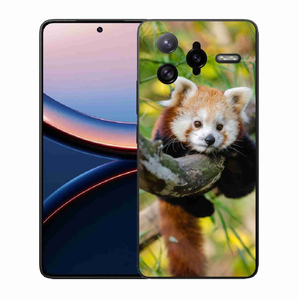 Gél borítás mmCase a Xiaomi Poco F7 Ultra készülékhez - pandavörös